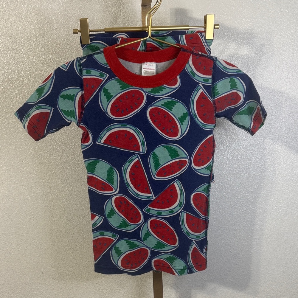 Hanna Andersson- Watermelon Kids shortie Pajama set